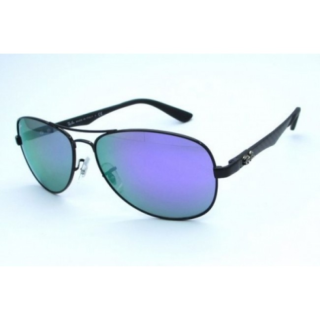 RayBan RB8361 Sunglasses Black Frame Purple Lens
