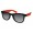 RayBan Wayfarer RB1878 Sunglasses Deep Red Black Frame Gray Lens AKT