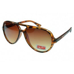 RayBan Cats 5000 Classic RB4125 Brown Leopard Sunglasses