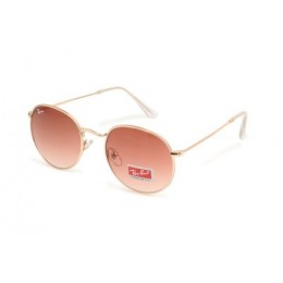 RayBan Icons Round Metal RB3447 Bobby Red Sunglasses KDB