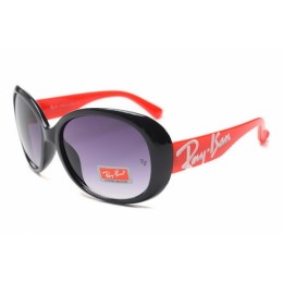 RayBan RB7097 Sunglasses Black Red Frame Purple Lens