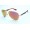 RayBan RB8395 Aviator Sunglasses Gold Frame Fire Lens