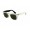 RayBan Wayfarer RB2140 Sunglasses Top White On Black Frame Crystal Lens AOS