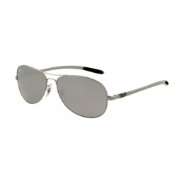 RayBan RB8301 Tech Sunglasses Gunmetal Frame Grey Mirror