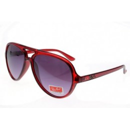 RayBan Cats 5000 Classic RB4125 Purple Red Sunglasses