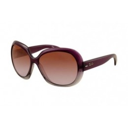RayBan Jackie Ohh RB4098 Sunglasses Wine Red Gradient Frame Brown Gradient Lens