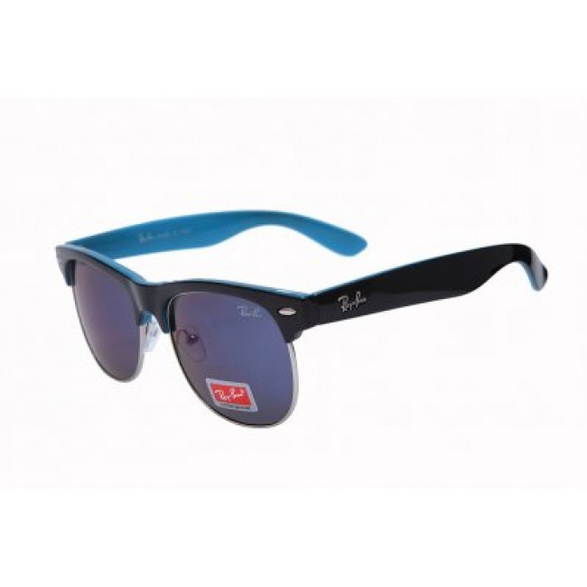 RayBan Clubmaster Classic YH81061 Purple Blue Sunglasses