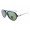 RayBan RB4125 Cats 5000 Sunglasses Dark Blue White Frame Green Lens