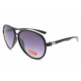 RayBan RB6801 Sunglasses Black Frame Purple Lens