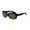 RayBan Jackie Ohh RB4101 Sunglasses Shiny Black Frame Crystal Green Lens AIG