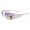 RayBan RB2515 Sunglasses White Frame Purple Lens