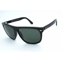 RayBan RB4147 Sunglasses Black Frame Green Lens