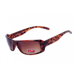 RayBan Active Lifestyle New Logo RB4199 Leopard Sunglasses HIR