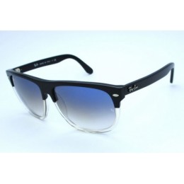RayBan RB4147 Sunglasses Black Crystal Frame Grey Gradient Lens