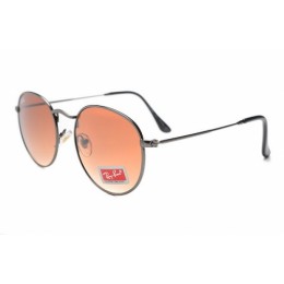RayBan RB3089 Sunglasses Gun Grey Frame Brown Lens