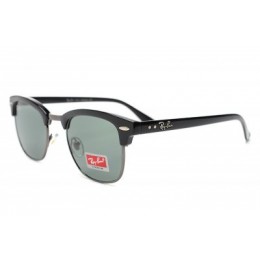 RayBan Clubmaster RB3016 Green Lens Sunglasses