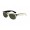 RayBan Wayfarer RB2132 Sunglasses Parchment Frame Crystal Green Polarized Lens ALZ