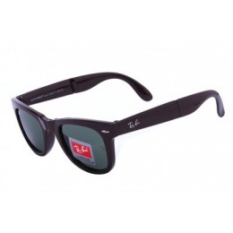 RayBan Wayfarer Folding Flash RB4105 Green Black Sunglasses Sale
